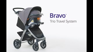 Chicco Bravo Trio Travel System Product Demonstration [upl. by Hamachi390]