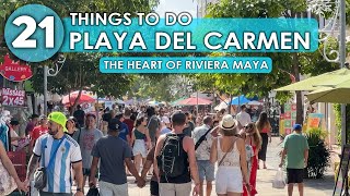 Best Things To Do in Playa Del Carmen Mexico 2024 4K [upl. by Cocke830]