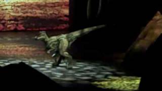 Walking With Dinosaurs LIVE in Indy July 8 2009 Lilliensternus vs Plateosaurus Video [upl. by Nosyaj]