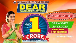 LOTTERY LIVE DEAR LOTTERY SAMBAD 8PM DRAW TODAY 23122023  Will You Are the Next Crorepati [upl. by Sosthena]