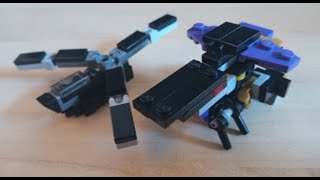 Lego Transformers Prime Mini Airachnid  Hardshell [upl. by Elahcar]