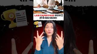 Essential Tip To Crack Law Exam  CA Foundation Jan 25  ICAI shorts [upl. by Amees423]