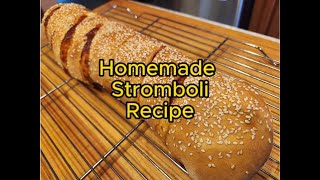 Homemade Stromboli Recipe [upl. by Esyla266]