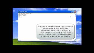 Crear Usuarios en Oracle 10g  Parte I [upl. by Dinny117]