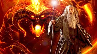 Gandalf vs Balrog lordoftherings darkostrban [upl. by Edina]