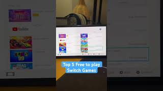 Top 5 Free to Play Switch Games  According to Reddit [upl. by Duile760]