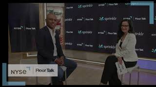 Sprinklr Founder amp CEO Ragy Thomas join NYSE Floor Talk [upl. by Chiang]