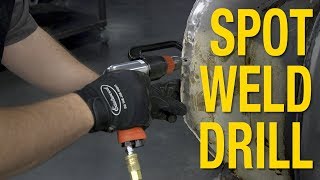 Drill Through Spot Welds Quicker Easier amp Safer Pneumatic Spot Weld Drill from Eastwood [upl. by Kurys]