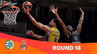 Maccabi Playtika Tel AvivAS Monaco  Round 18 Highlights  202324 Turkish Airlines EuroLeague [upl. by Im]