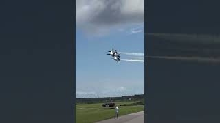 Blue Angels Flyby F18’s flyby jets f18 airshow [upl. by Fara579]