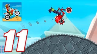 Moto X3M Bike Race Game  Gameplay Android amp iOS game  WINTER PACK [upl. by Aissej]