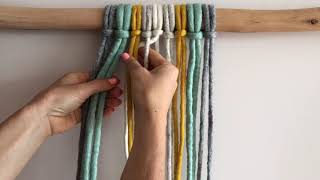 How to weave  continuous weave macrame [upl. by Mushro]