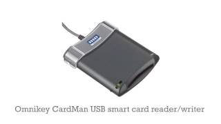 Omnikey CardMan 1356 Mhz RFID USB smart card readerwriter [upl. by Cichocki]