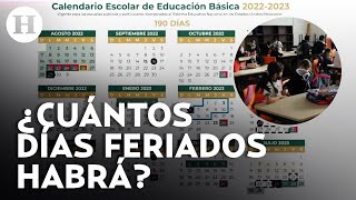 ¡Vacaciones y puentes en ciclo escolar 20232024 Conoce el calendario oficial de la SEP [upl. by Ayar475]