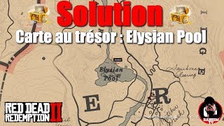 Red Dead Redemption 2  Solution carte au trésor dElysian Pool [upl. by Pepito]