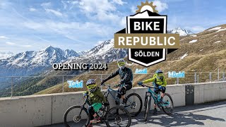 Bike Republik Sölden Opening 2024 Teil 1  Unterwegs mit den Kids [upl. by Mufi]