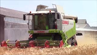 barley harvest claas lexion 540530  start harvest 2018 [upl. by Wrennie653]