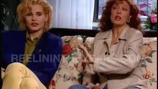 Geena DavisSusan Sarandon Interview Thelma amp Louise 1991 Reelin In The Years Archives [upl. by Kurtis]