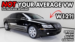 Volkswagen Phaeton W12 Luxury Limousines Stunning Transformation with Full Detailing [upl. by Anitserp]