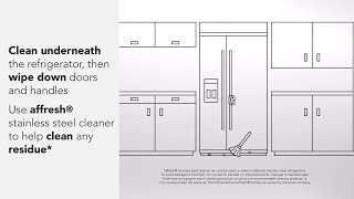 How to Clean a KitchenAid® Refrigerator [upl. by Robinia]