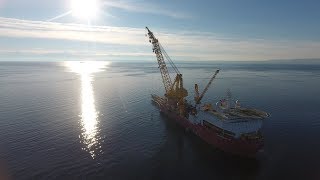 TANAP offshore pipeline  Corinth project video 1080p [upl. by Clarinda]