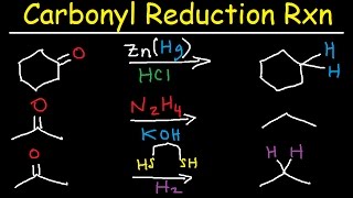 Clemmensen Reduction amp Wolff Kishner Mechanism [upl. by Llehctim891]