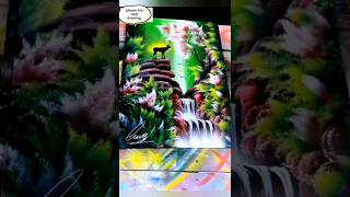 Awesome spray painting spray newsong ytshorts art [upl. by Haimorej]