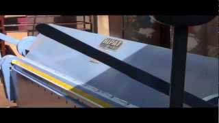 HIPAT BRAND HEAVY DUTY UNIVERSAL SHEET FOLDING MACHINE [upl. by Evslin]