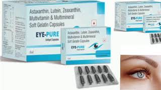 EYE PURE Softgel Capsules Astaxanthin Lutein Zeaxanthin Multivitamin amp Multimineral Soft Capsules [upl. by Adidnere]