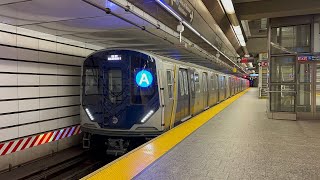 MTA NYC Subway R179 amp R211 A Trains Along The IND Second Avenue Subway 111424 [upl. by Zzaj]