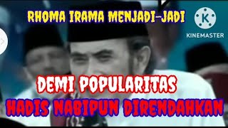 Inilah Akibat Rhoma Irama Selalu Bergadang Jadinya Menyesatkan Fatwanya Hadits Nabipun didustakan [upl. by Sadick]