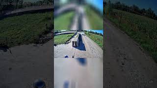 Car flips over after crashing into ditch [upl. by Oruam552]