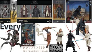 Every Star Wars Black Series Phantom Menace Episode I Jar Jar Binks [upl. by Raina]