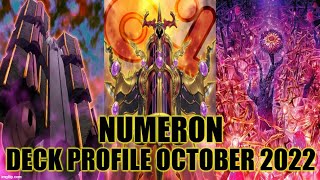 NUMERON DECK PROFILE OCTOBER 2022 YUGIOH [upl. by Gram140]