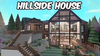 BUILDING A HILLSIDE MANSION IN BLOXBURG [upl. by Artek]