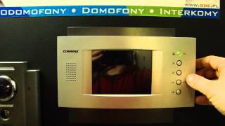 Wideodomofon Commax CDV50AM kamera DRC4CHC videodomofon [upl. by Corene]