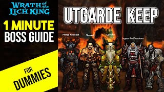 Utgarde Keep Heroic Boss Guide  Wrath Classic WOTLK [upl. by Huntley]