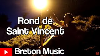 Rond de St Vincent danse bretonne  Vidéo de Harpe Celtique  Concarneau  Celtic Harp [upl. by Arolf]