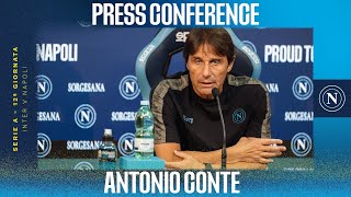 LIVE  La conferenza stampa di Mister Antonio Conte in vista di Inter  Napoli [upl. by Nassi161]