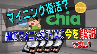 【仮想通貨マイニング】マイニング復活？ HDDマイニングCHIAの今を解説vol1 [upl. by Kathie]