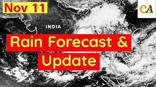 Rain Forecast Across the Country Update  Nov 11•2024  Cyclonic Activities [upl. by Cirtemed]