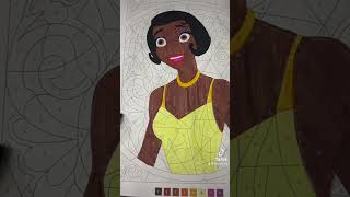 Coloriage 35 des vitraux de Disney [upl. by Abixah]