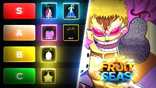 CODE The BEST DEVIL FRUIT TIER LIST FOR FRUIT SEAS UPDATE 1  Demon Piece [upl. by Eanil109]