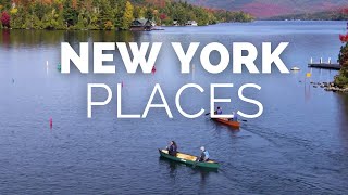 10 Best Places to Visit in New York State  Travel Video [upl. by Yarg174]