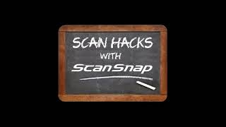 ScanHacks – ScanSnap iX1600 and Adobe Acrobat Pro DC [upl. by Naihtsirc]