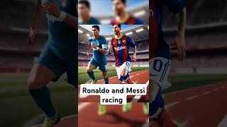 Ronaldo and Messi racing shotrs ronaldo footballshorts ytshorts treding viralshorts messi [upl. by Horwitz901]