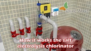 How it works the salt electrolysis chlorinator [upl. by Danuloff]