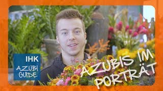 Azubis im Porträt Ricco zeigt Euch seine Ausbildung zum Floristen  IHK Azubi Guide [upl. by Prebo]