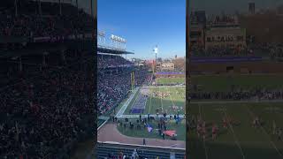 Illinois Vs Northwestern Football At Wrigley Field [upl. by Laemsi630]