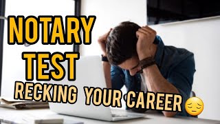 Notary Exam Alert Question Dont Cancel Your Career 😲 Plus Sample Test Questions [upl. by Coheman]